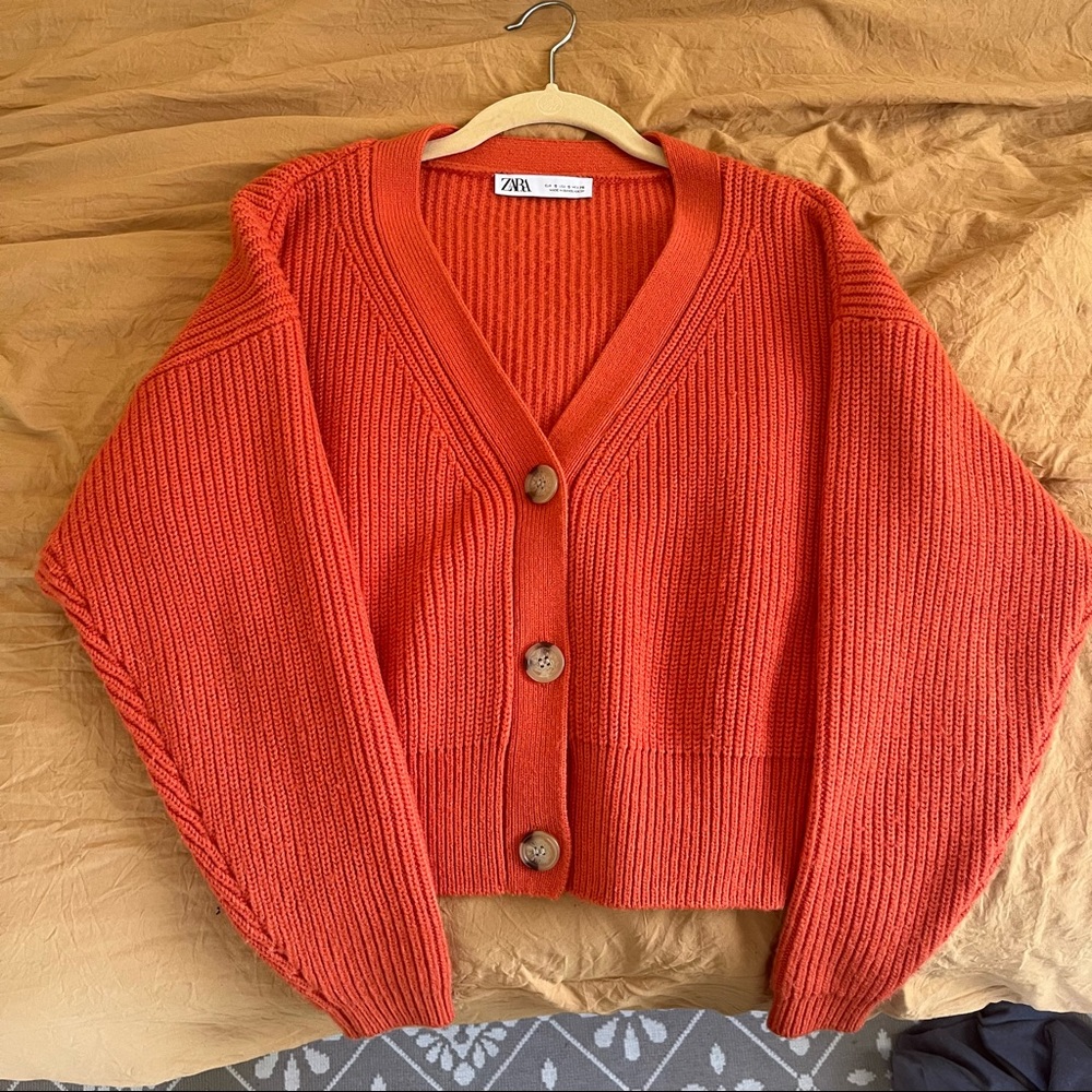 ZARA cropped sweater